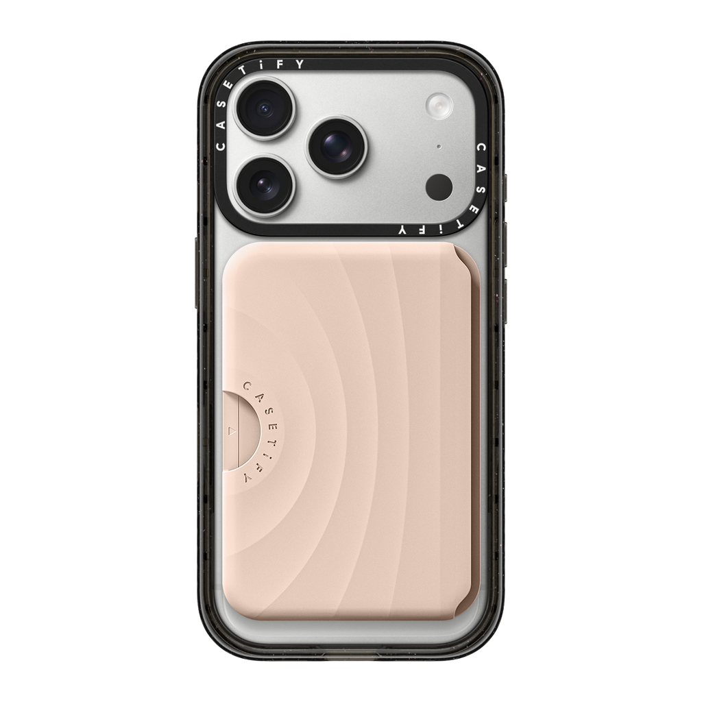 Snappy Ripple Wallet MagSafe Compatible - Oat | Image 1