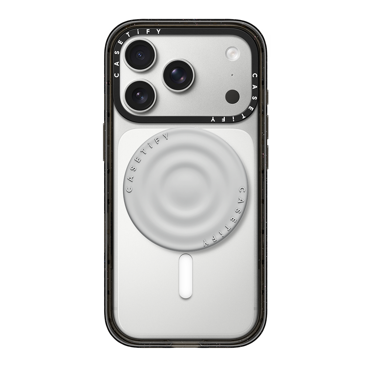 Snappy Ripple Grip Stand MagSafe Compatible - Pebble Grey | Image 1