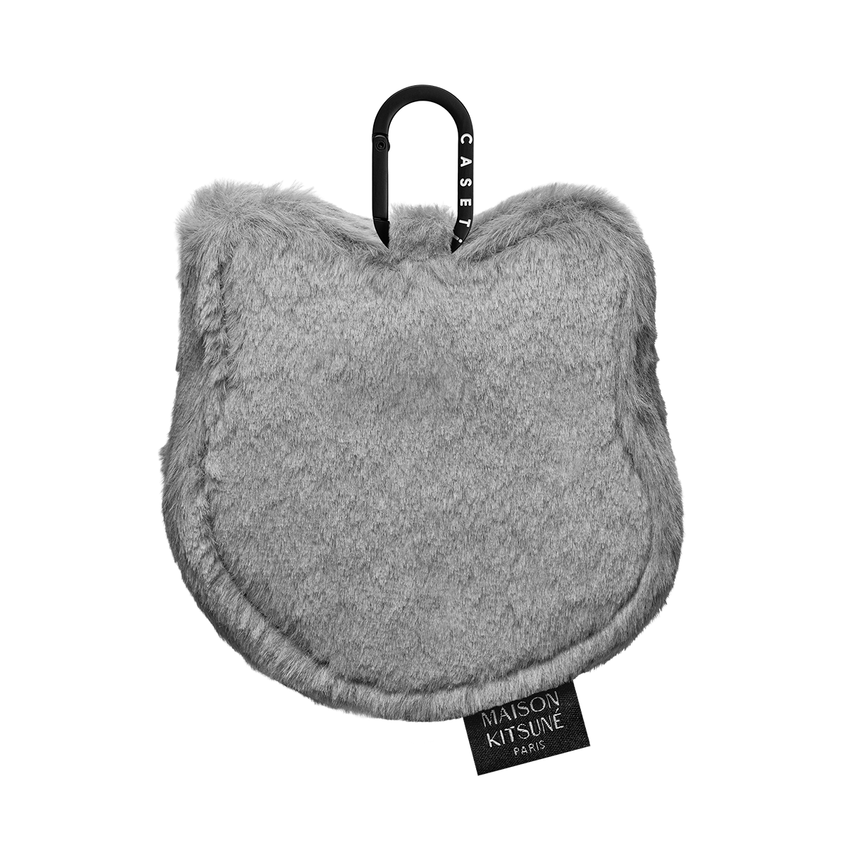 Maison Kitsuné Earbuds Plush Pouch (Grey)