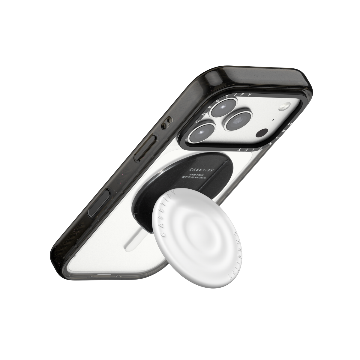 Snappy Ripple Grip Stand MagSafe Compatible - White