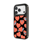 Sundae Kids- Hearts | iPhone 18 Pro Max / Impact Case MagSafe Compatible - Glossy / Glossy Black | Image 2