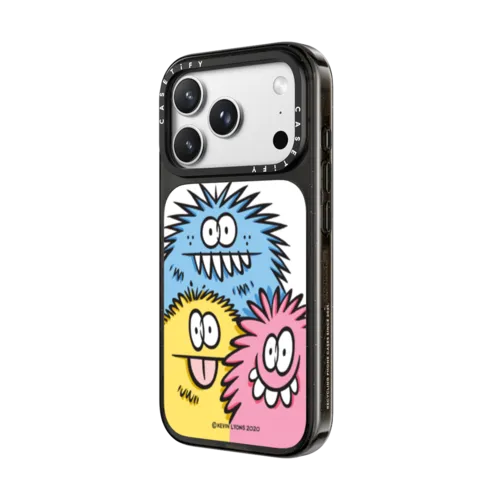 Kevin Lyons- 3 Corner Monsters | iPhone 18 Pro Max / Impact Case MagSafe Compatible - Glossy / Glossy Black | Image 2