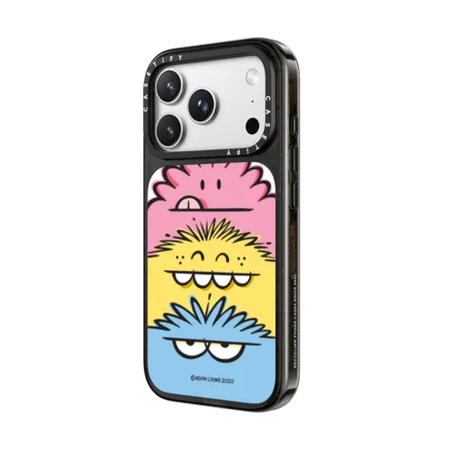 Kevin Lyons- 3 Monsters Stack | iPhone 18 Pro Max / Impact Case MagSafe Compatible - Glossy / Glossy Black | Image 2