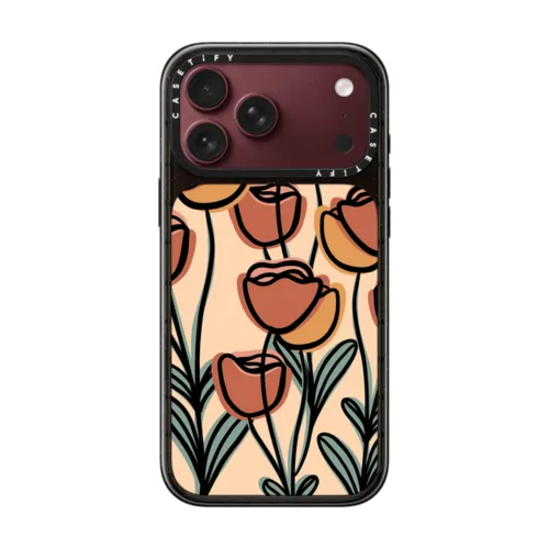 A Flower For You by aLILscribble | iPhone 18 Pro Max / Impact Case MagSafe Compatible - Glossy / Glossy Black | Image 1