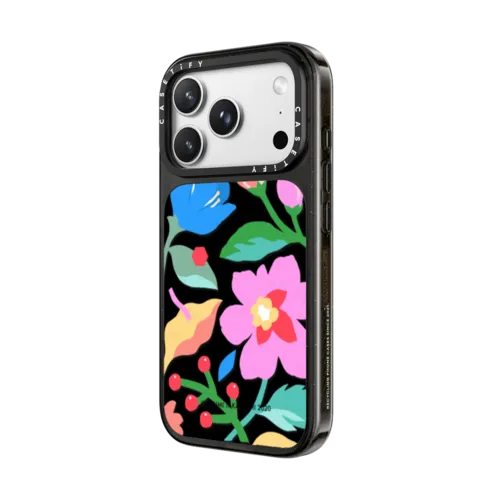 Ayumi Takahashi- Summer Flowers | iPhone 18 Pro Max / Impact Case MagSafe Compatible - Glossy / Glossy Black | Image 2