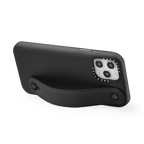 Custom Charm Strap Leather iPhone Case