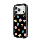 Dog Faces | iPhone 18 Pro Max / Impact Case MagSafe Compatible - Glossy / Glossy Black | Image 2