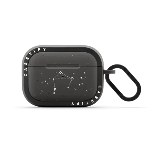 Libra Constellation | AirPods Pro 2 / Earbuds Bounce Case / Matte Charcoal | Image 1