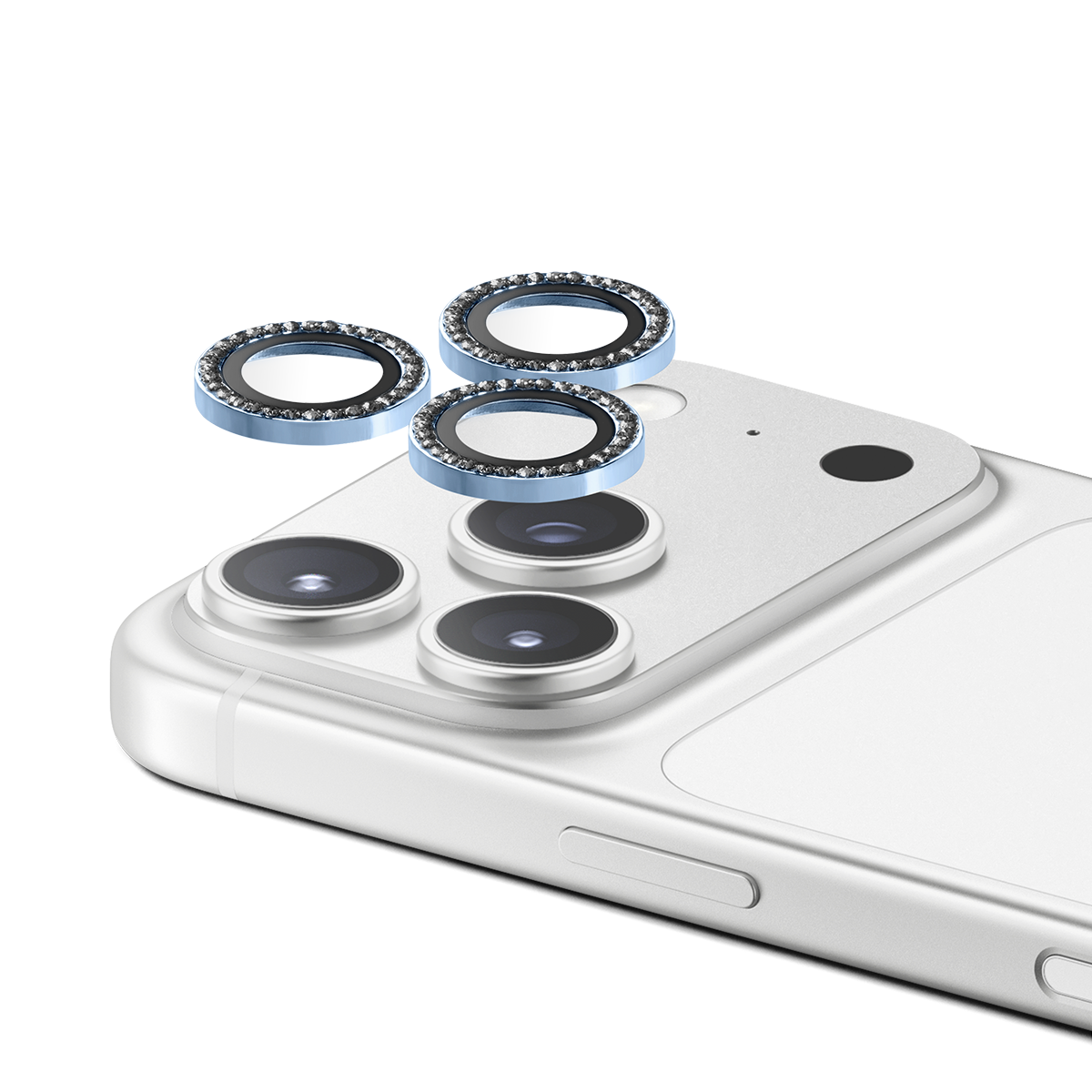 iPhone 17 Pro Max Camera Lens Gem - Baby Blue | Image 1