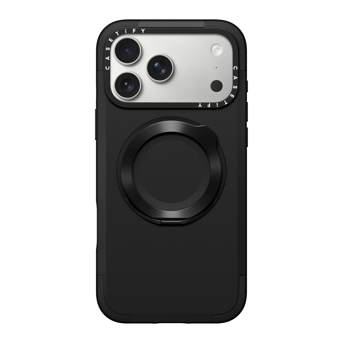 iPhone 17 Pro Max - Force Ring Stand Case - Black | Image 1