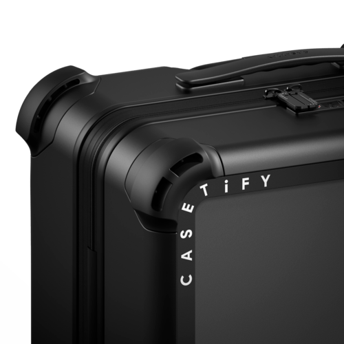 BT21 SUITCASE | 26" Check-In Expandable Suitcase / Bounce Suitcase / Matte Black | Image 5