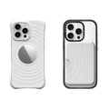 2-in-1 Essentials Garden Set 1 - Ripple Mirror Case - White - iPhone 16 Pro Max& Snappy Ripple Wallet - White | Image 1
