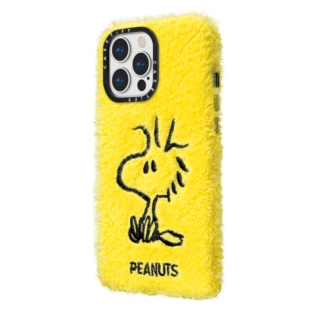 CASETiFY x Snoopy iPhone 13 Pro Plush Case Woodstock - Yellow