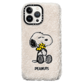 CASETiFY x Snoopy iPhone 13 Pro Max Plush Case Snoopy - Cream | Image 1