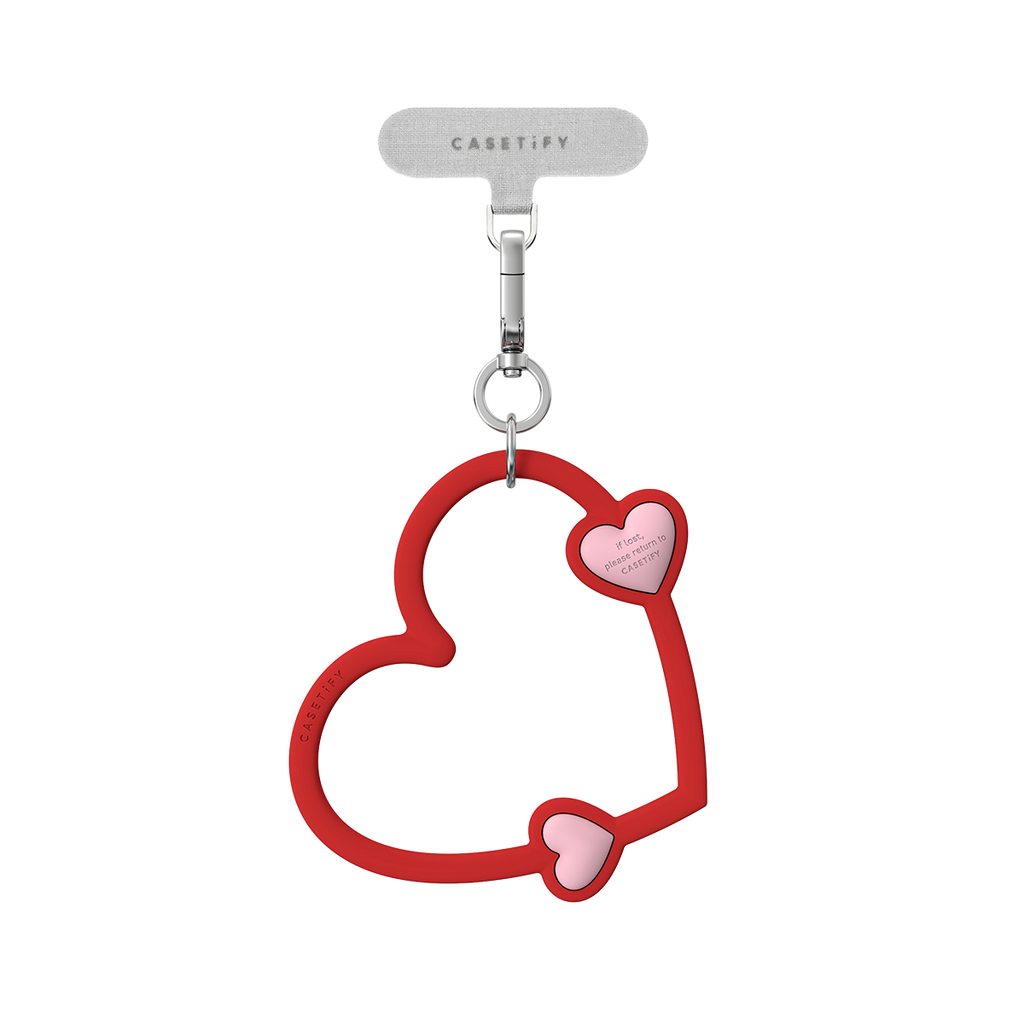 Heart Phone Wristlet - Red Romance