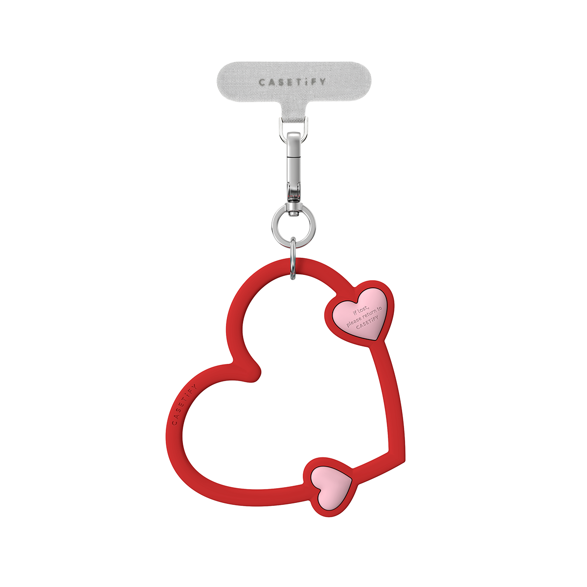 Heart Phone Wristlet - Red Romance