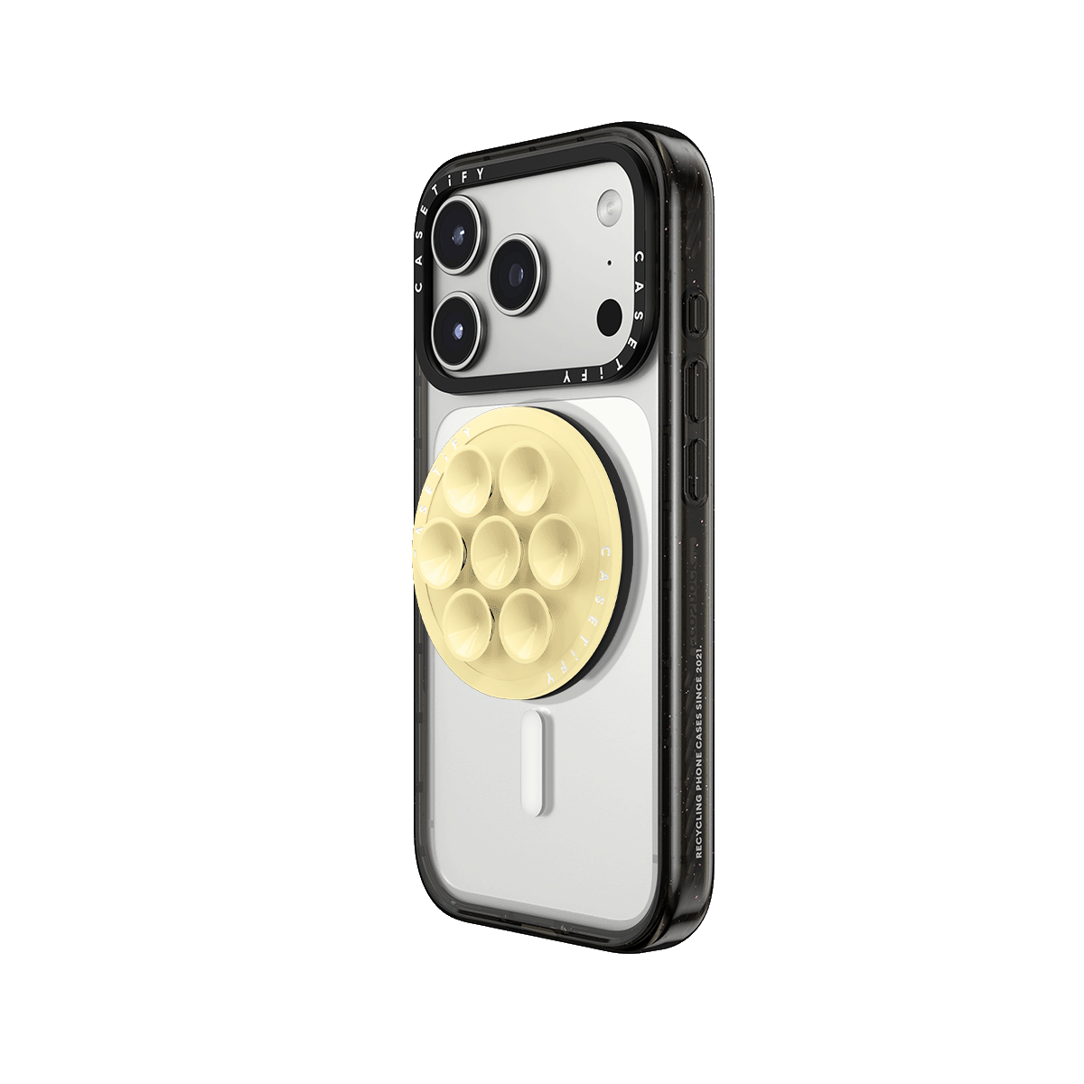 Snappy Snap & Stick Grip Stand MagSafe Compatible - Sorbet Yellow