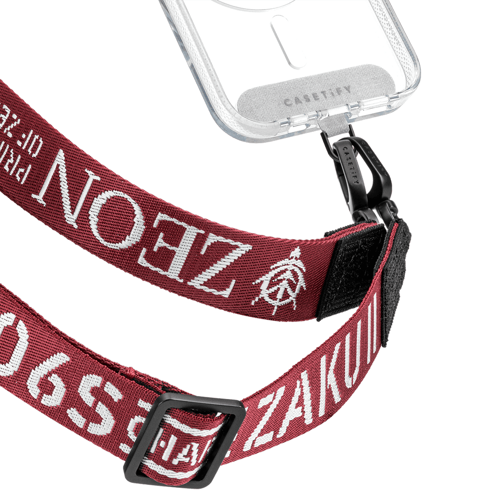 Gundam Special Set - MS-06S Char's Zaku II Bundle - iPhone 16 Pro Max & MS-06S Char's Zaku II Utility Cross-body Strap