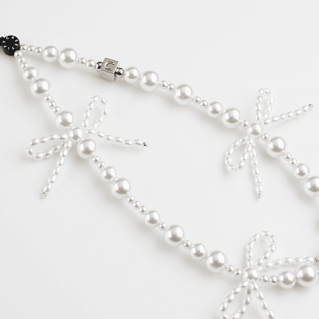 Bow Phone Charm - Frosted Bows