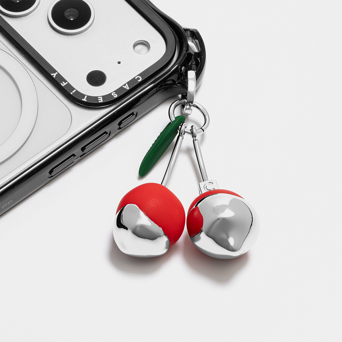 Charm Keychain - Dripped Cherry