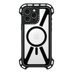 Sync It Up Set (Black) - iPhone 16 Pro Max Ultra Bounce Case MagSafe Compatible (Clear Black) & Apple Watch Series 10 46mm The Bounce Odyssey Band (Black)