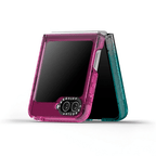 Vintage Luggage Stickers | Galaxy Z Flip5 / Impact Magnetic Case / Cotton Candy | Image 3