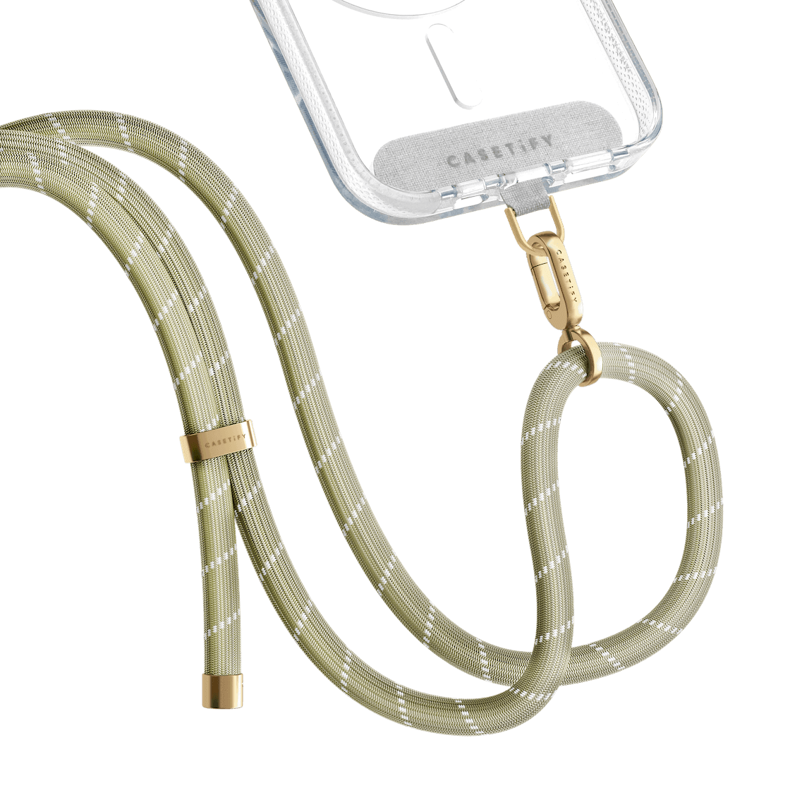 Rope Cross-body Strap - Khaki (8mm) | Image 1