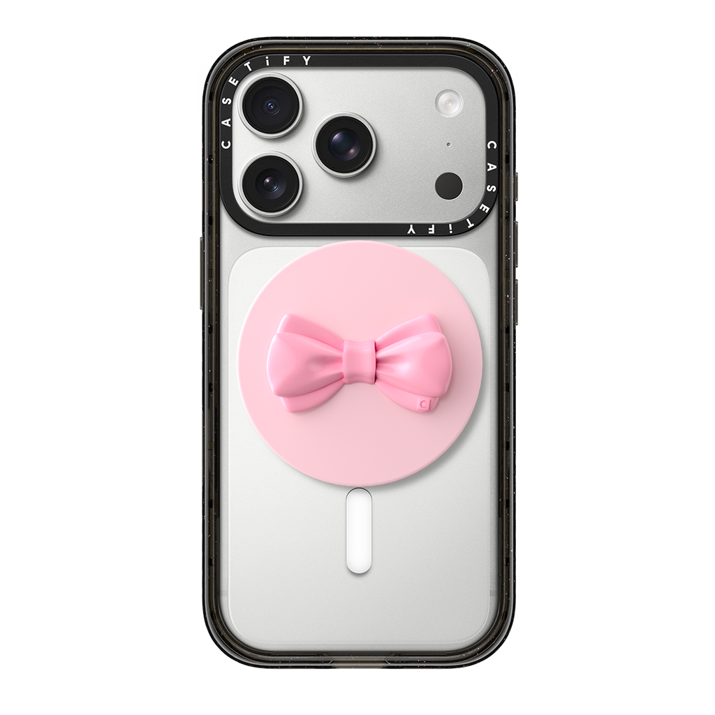 Snappy Grip Stand MagSafe Compatible - Pink Bow | Image 1
