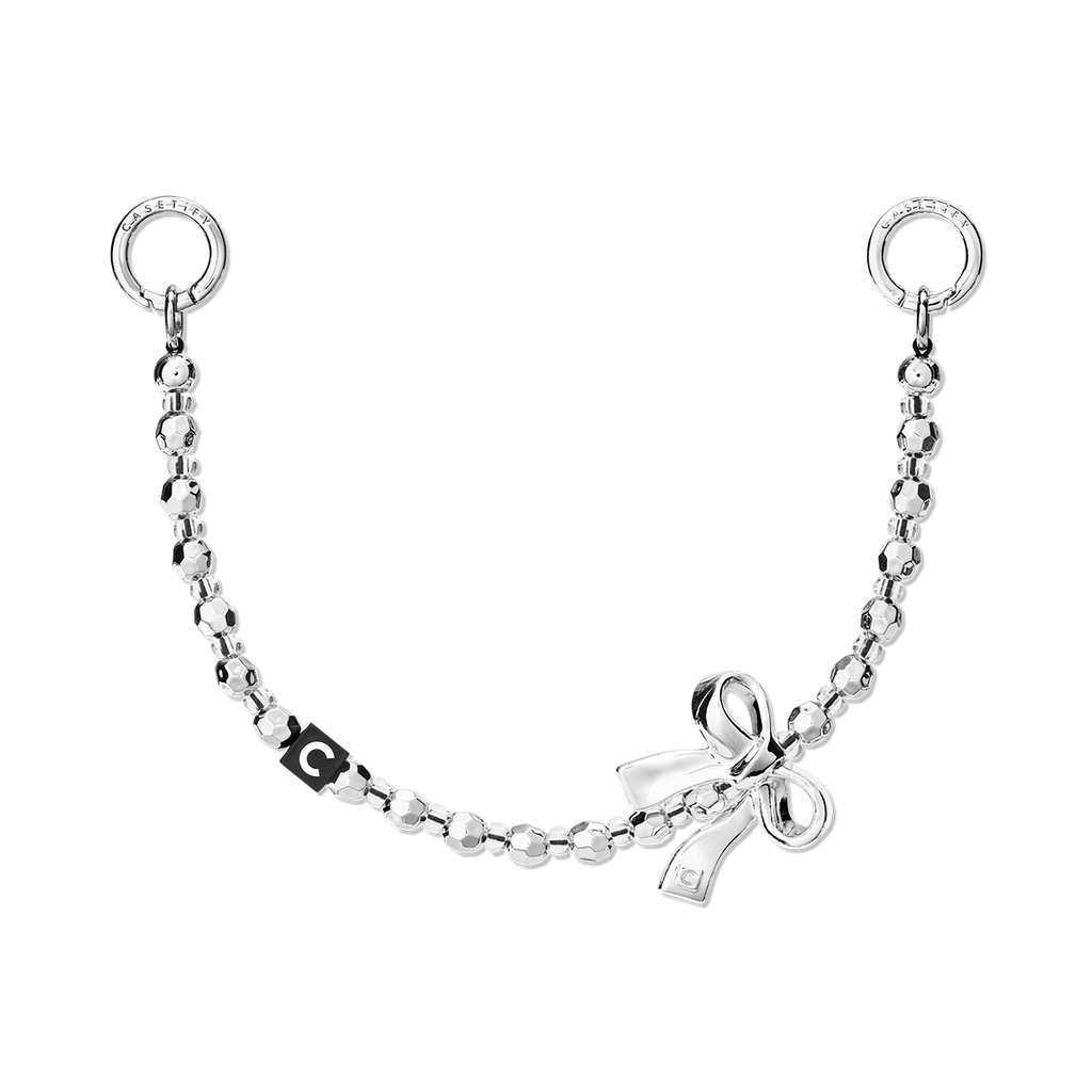 Charm Keychain - Metallic Bow | Image 1