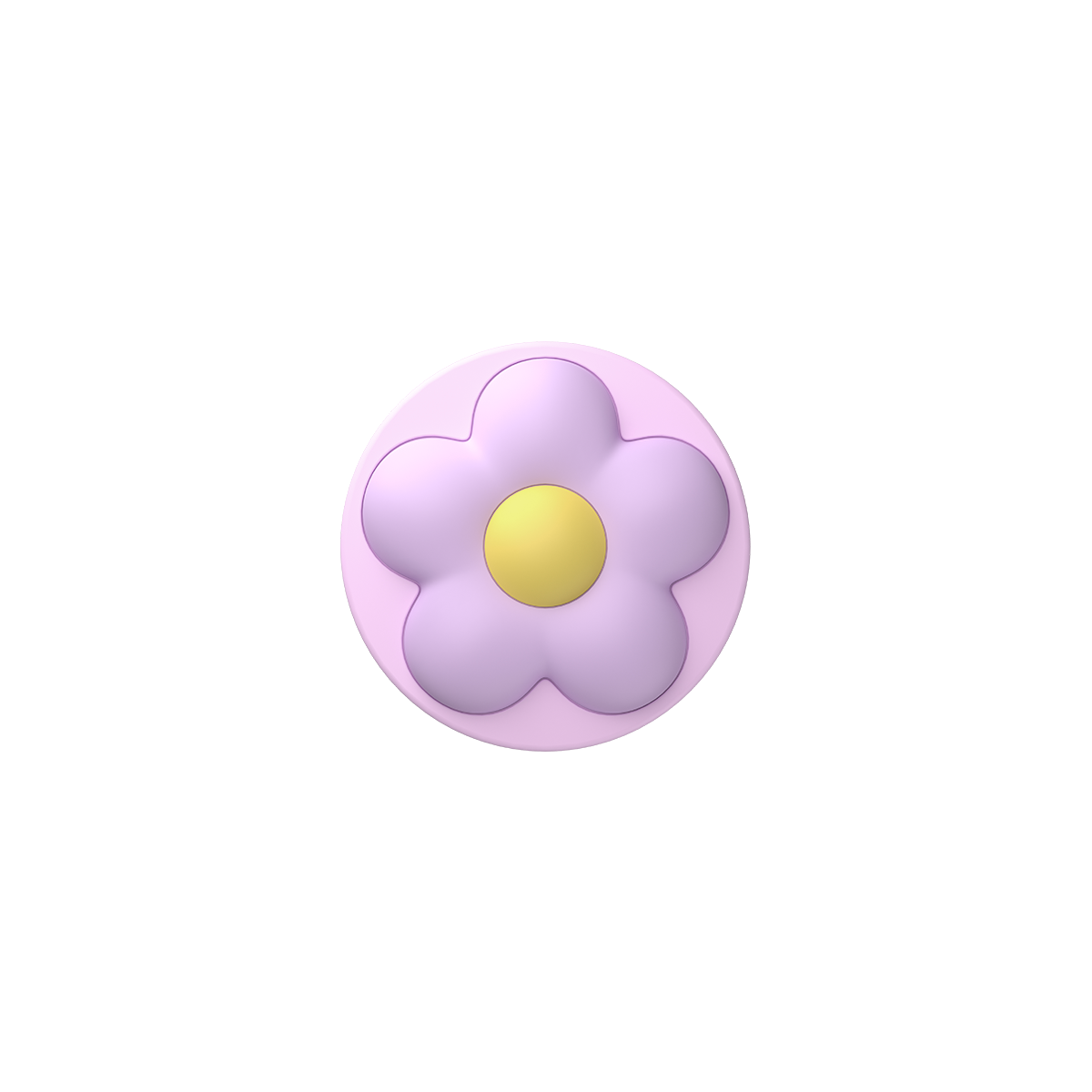 Snappy Flower Grip Stand - Lilac Puffy Flower