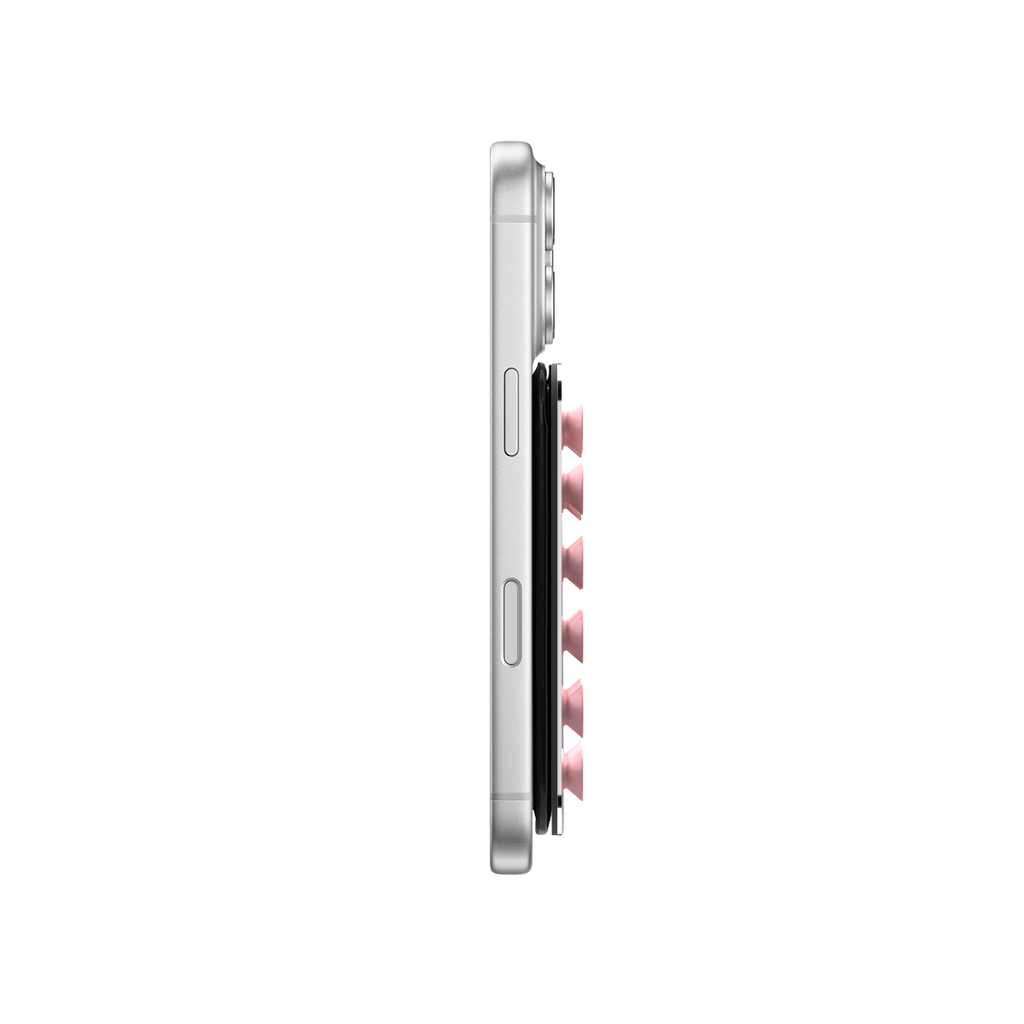 Snappy Snap & Stick Mirror Cardholder Stand MagSafe Compatible - Primrose Pink