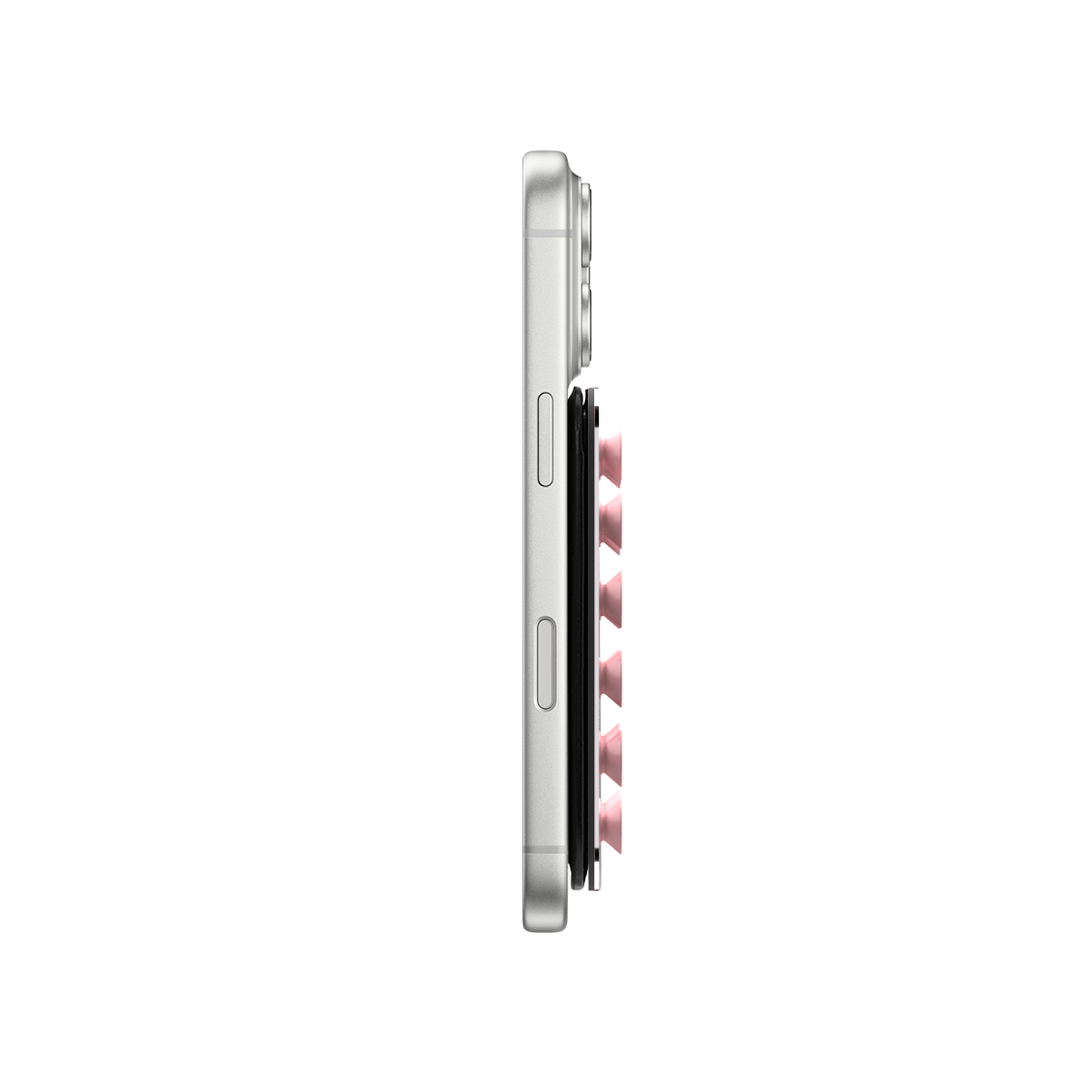 Snappy Snap & Stick Mirror Cardholder Stand MagSafe Compatible - Primrose Pink