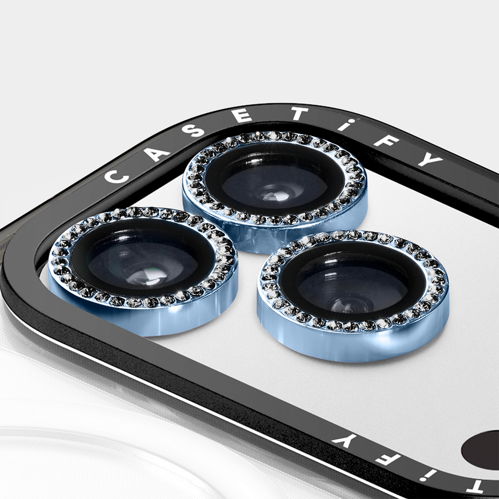 iPhone 17 Pro Max Camera Lens Gem - Baby Blue
