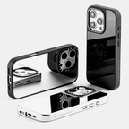 BEFORE EVOLUTION BY SAITEMISS | iPhone 16 Pro Max / Mirror Case MagSafe Compatible / Silver on Silver | Image 4