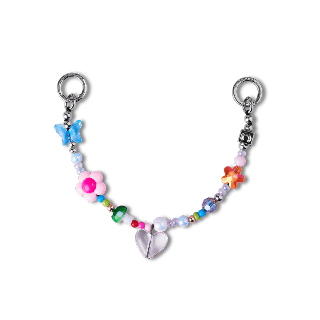 All in One Charm Set - Doodle Curb Chain & Garden Party & Twinkle Star & Red Thread of Fate & Vitamin C & Puffy Heart