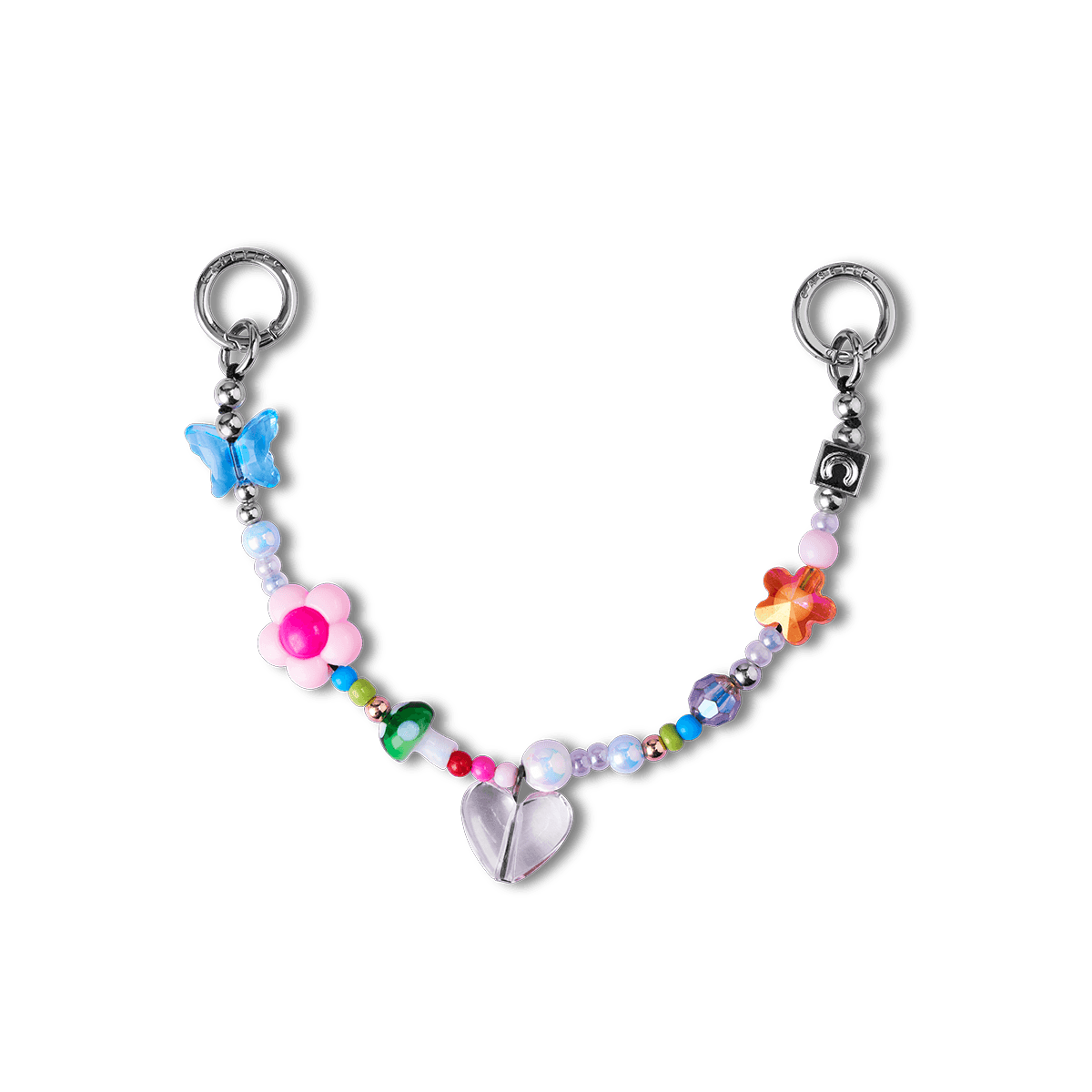 All in One Charm Set - Doodle Curb Chain & Garden Party & Twinkle Star & Red Thread of Fate & Vitamin C & Puffy Heart
