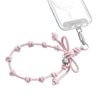Bow Charm Wristlet - Blush Pink | Image 1