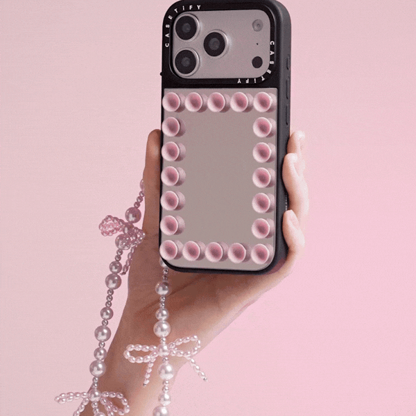 iPhone 17 Pro Max - Stick-it Mirror Case - Primrose Pink