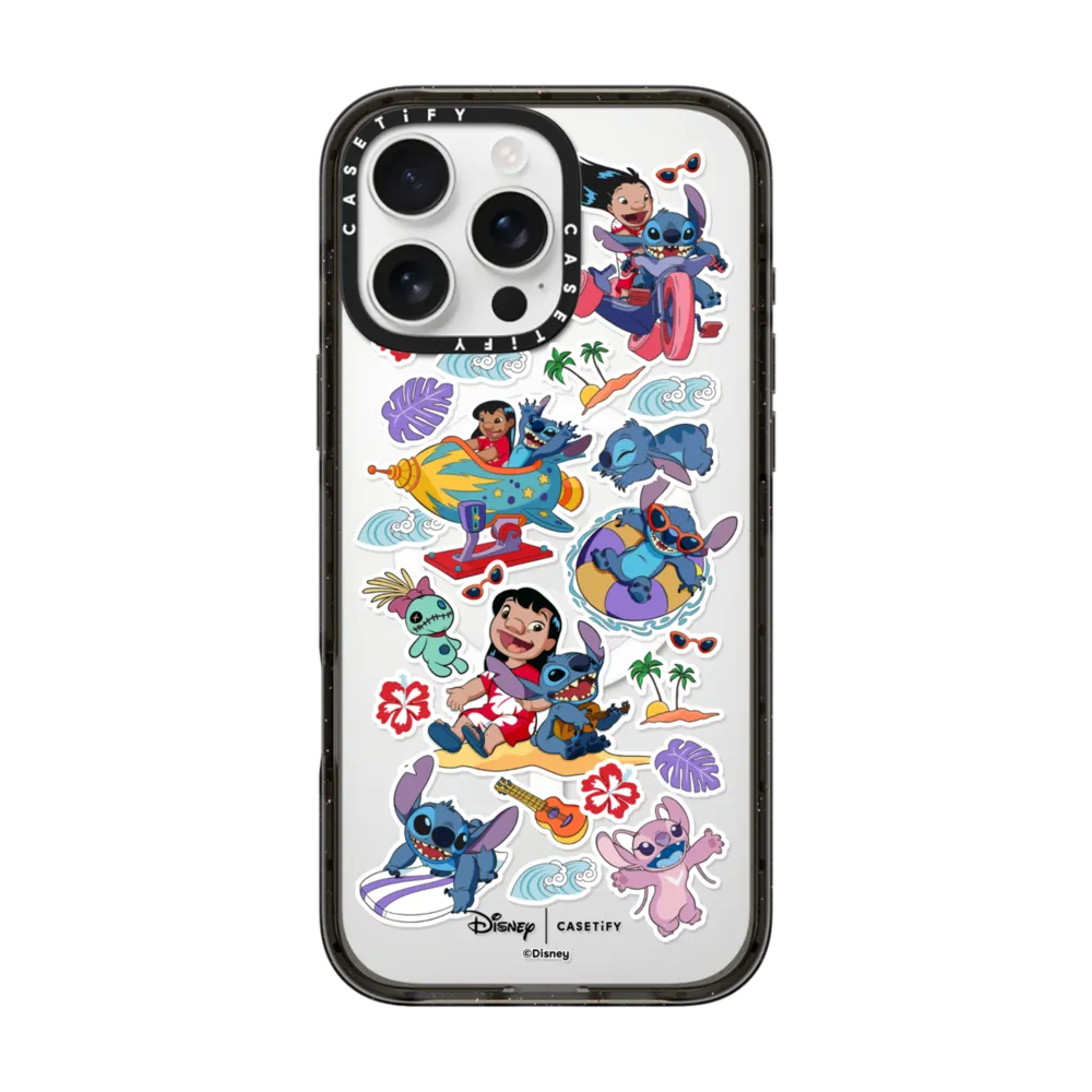 Lilo & Stitch Special Set - iPhone 16 Pro Max MagSafe Impact Case + Snappy Cardholder Stand + Stitch Phone Charm (Non-EU)