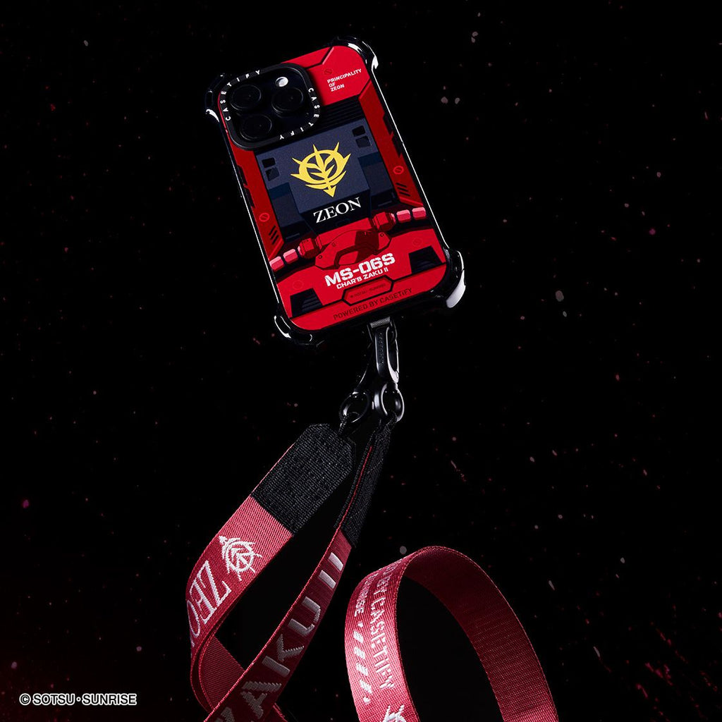 Gundam Special Set - MS-06S Char's Zaku II Bundle - iPhone 16 Pro Max & MS-06S Char's Zaku II Utility Cross-body Strap | Image 1