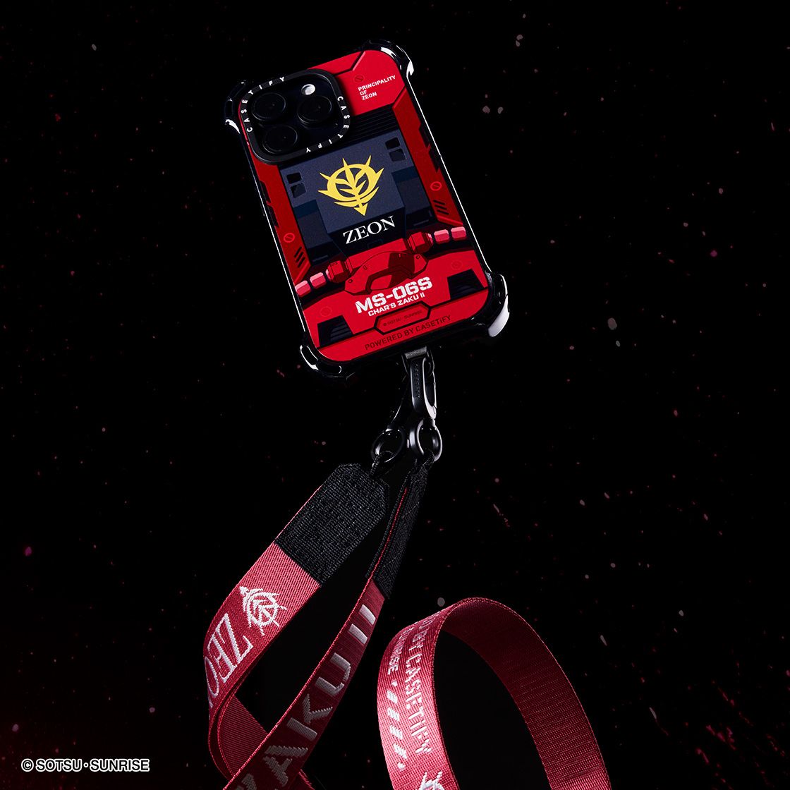 Gundam Special Set - MS-06S Char's Zaku II Bundle - iPhone 16 Pro Max & MS-06S Char's Zaku II Utility Cross-body Strap | Image 1