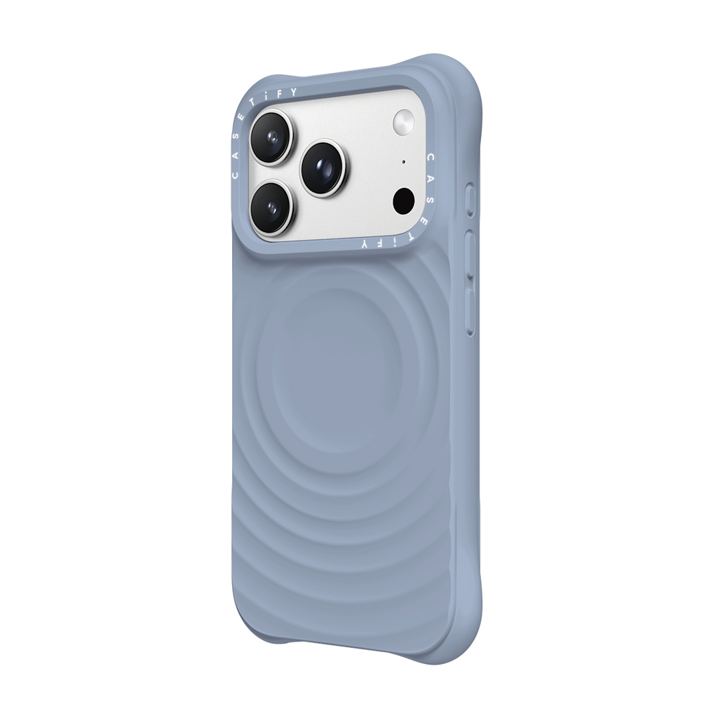 iPhone 17 Pro Max - Dusty Blue - Ripple Case