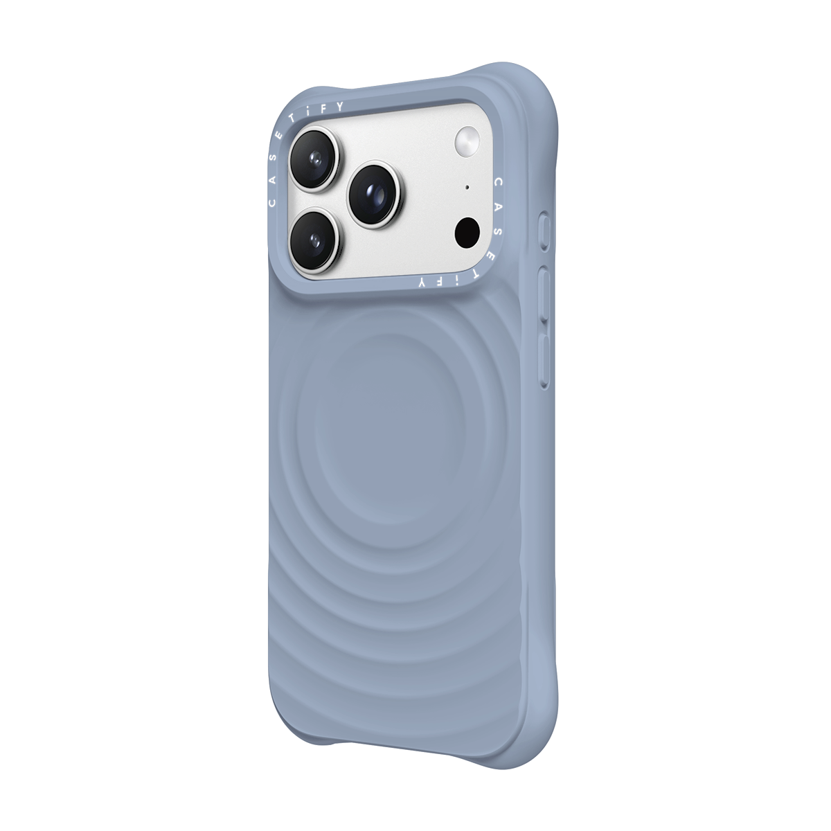 iPhone 17 Pro Max - Dusty Blue - Ripple Case