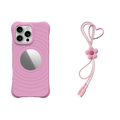 2-in-1 Essentials Garden Set 8 - Ripple Mirror Case - Radish - iPhone 16 Pro Max& Flower Charging Cable - Radish | Image 1