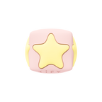 Puffy Charm Cube - STAR - Pink with Yellow Star | Image 1