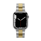 Stainless Steel 3-Link Band 45mm (Series 7-9) - Two-Tone (Yellow Gold/Silver)