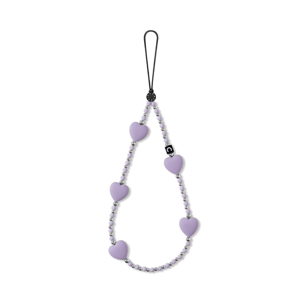 Heart Phone Charm - Lavender Heart | Image 1