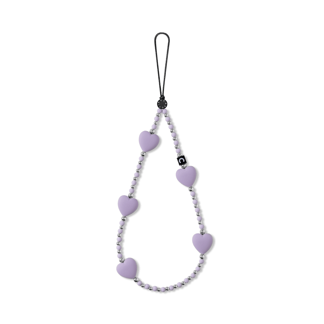 Heart Phone Charm - Lavender Heart | Image 1