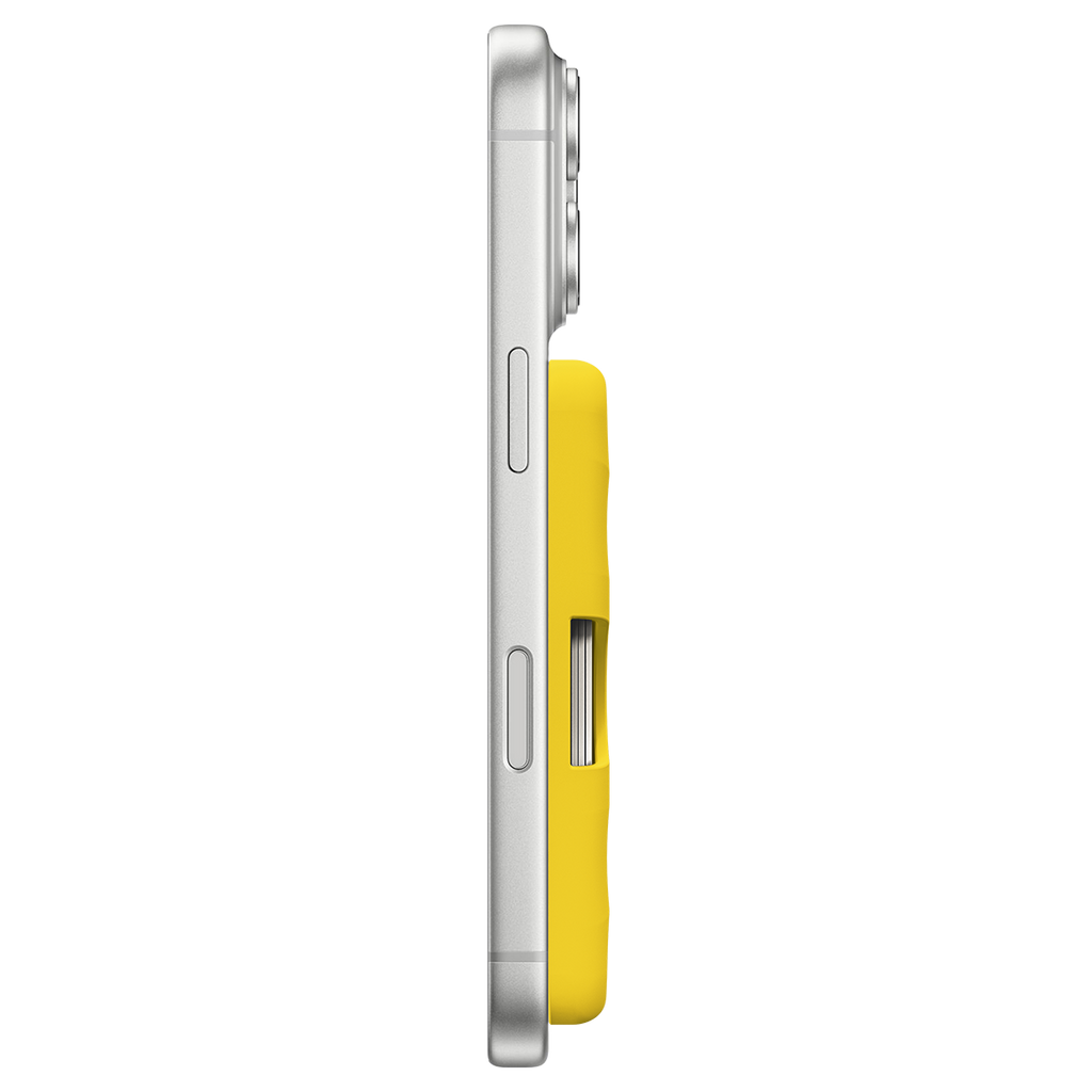 Snappy Ripple Wallet MagSafe Compatible - Volt Yellow