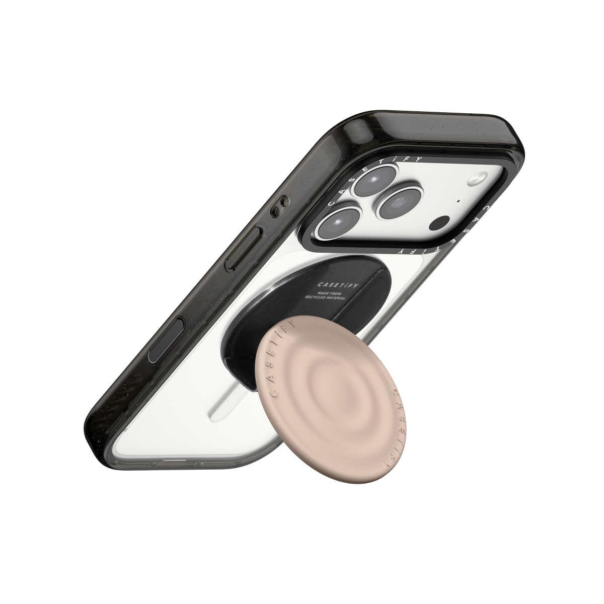 Snappy Ripple Grip Stand MagSafe Compatible - Oat